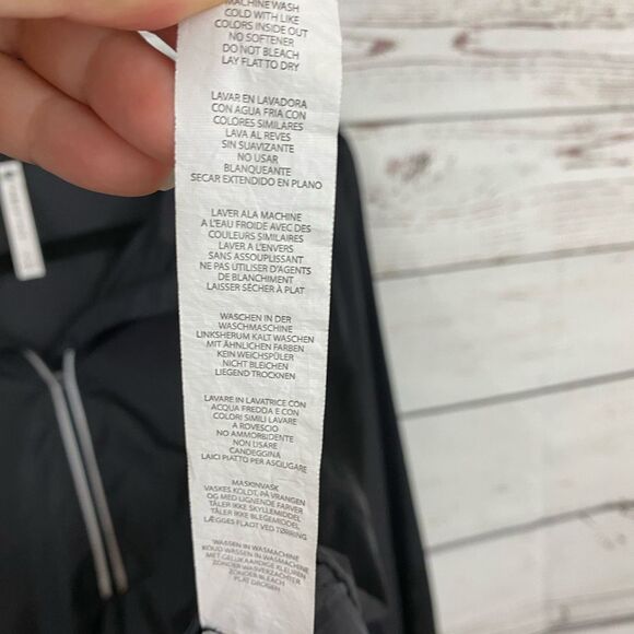 Fabletics Black Ziva Windbreaker Jacket XL - Picture 9 of 11